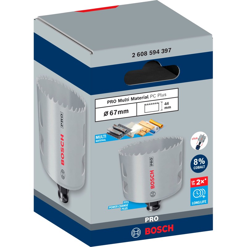 Bosch 1 x PRO Multi Material Power Change Plus Hole
