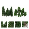 VORCOOL 22pcs Green Mini Tree Set Scenery Architectural Landscape Model