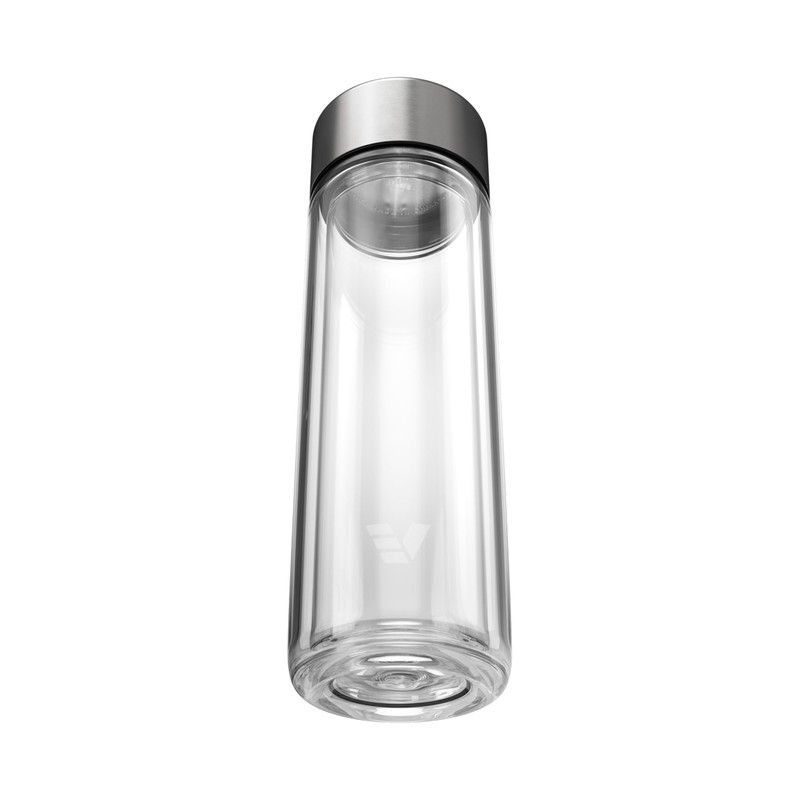 EVER VESSEL Glass Multi Tea Infuser Bottle 14oz - Double