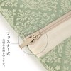 shingon.shop Sutra Book Case, Prayer Bead Case, Bi-Fold Pockets, (Green-Furuhashi)