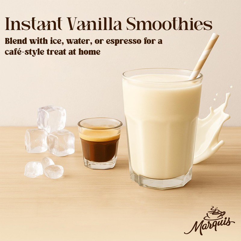 Marquis Vanilla Drink Mix – Smoothie Base and Blended Cream