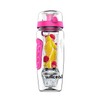 willceal Fruit Infuser Water Bottle 32oz Durable with Removable Ice