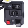 7/8in Motorcycle Handlebar Switch Horn Button Headlight Turn Signal Fog