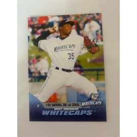 SANDEL DE LA CRUZ 2019 West Michigan White Caps Team Card