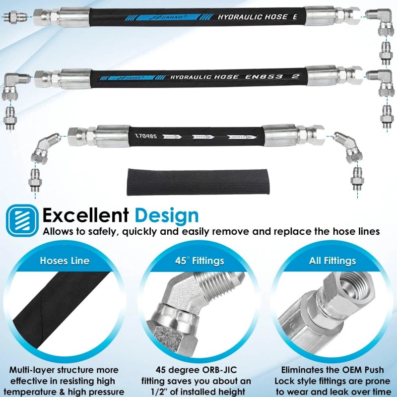 Yoursme High Pressure Oil Pump Hpop Hose Kit For Ford