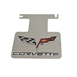 2005-2013 Corvette Exhaust Enhancer Plate Polished Stainless Steel