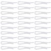 200 Pcs Plastic Alligator Clips Garment Clips with Teeth Clear
