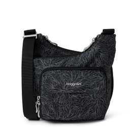 Baggallini womens Criss Cross Bagg Criss Cross Bagg Midnight Blossom, One Size
