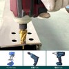 Invincible Four Blade Step Drill, Hexagonal Shaft, Sharpener, Titanium Coating,