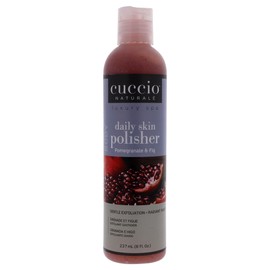 Cuccio Naturale Daily Skin Body Polisher - Soothes And Softens Your Skin - Gentle Exfoliation Process - Lifts Dead Cells From The Skin’s Surface - Radiant Skin - Pomegranate And Fig - 8 Oz