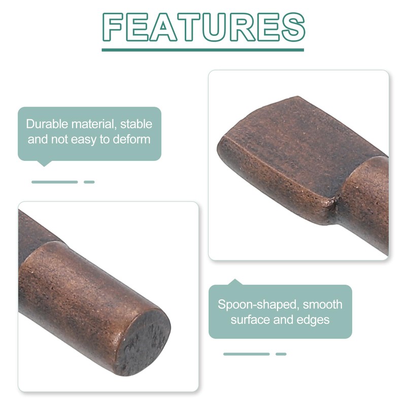 sourcing map 20Pcs Shelf Support Pegs, 5mm Spoon Shape Shelf