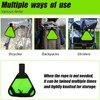 PEUTIER Reflective Triangle Sign, Bright Reflective Yield Symbol with Magic