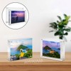 HAIKING Acrylic Photo Frame, 2 PCS Double Sided Clear Magnetic