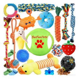 Juguetes De Morder De Cuerda Para Perros Y Cachorros 18 Pzs.