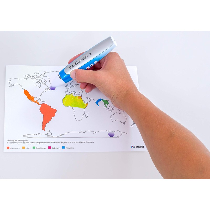 Tellimero - 400 Pcs Kids Digital Reading Pen Sticker Sheet