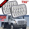 UnBrand For GMC Safari C6500 C7500 Topkick Pair 7x6" LED