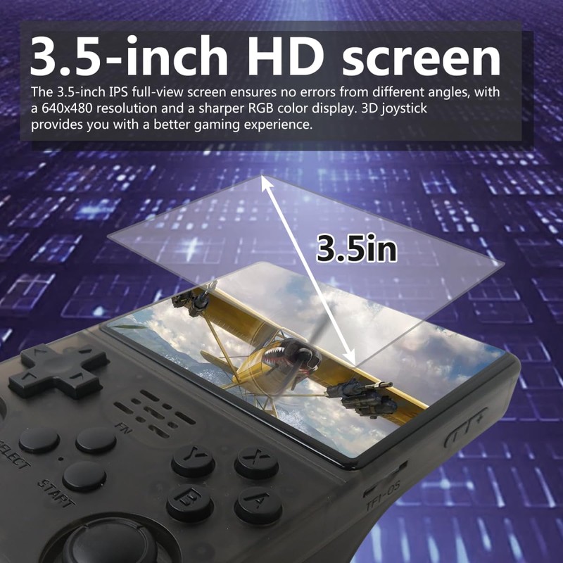 Qblahip 3.5-Inch IPS Screen, 256G Extra Large Memory, Portable Pocket