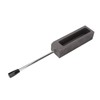 Ingot Graphite Mould Long Handle Graphite Fused Gold 6.6 Lb