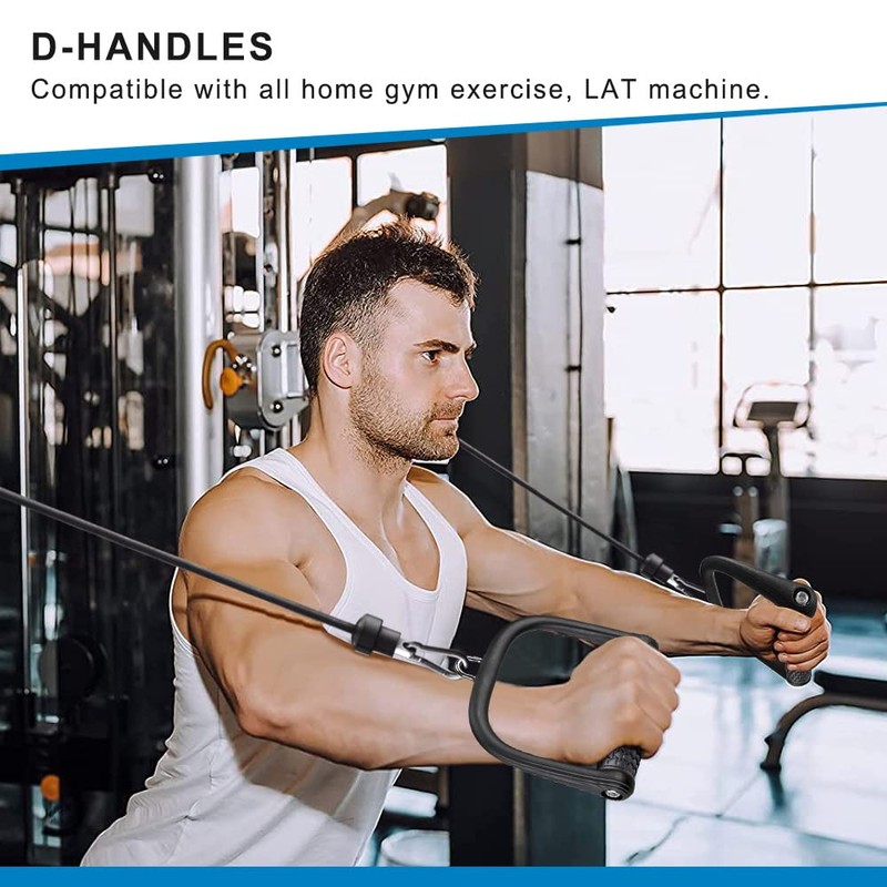 BeneLabel D Handle Gym Fitness Grips, Gym Handles, Non-Slip and