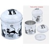 CARMANI - Printed with Crazy Cats Motif Small Metal Tin