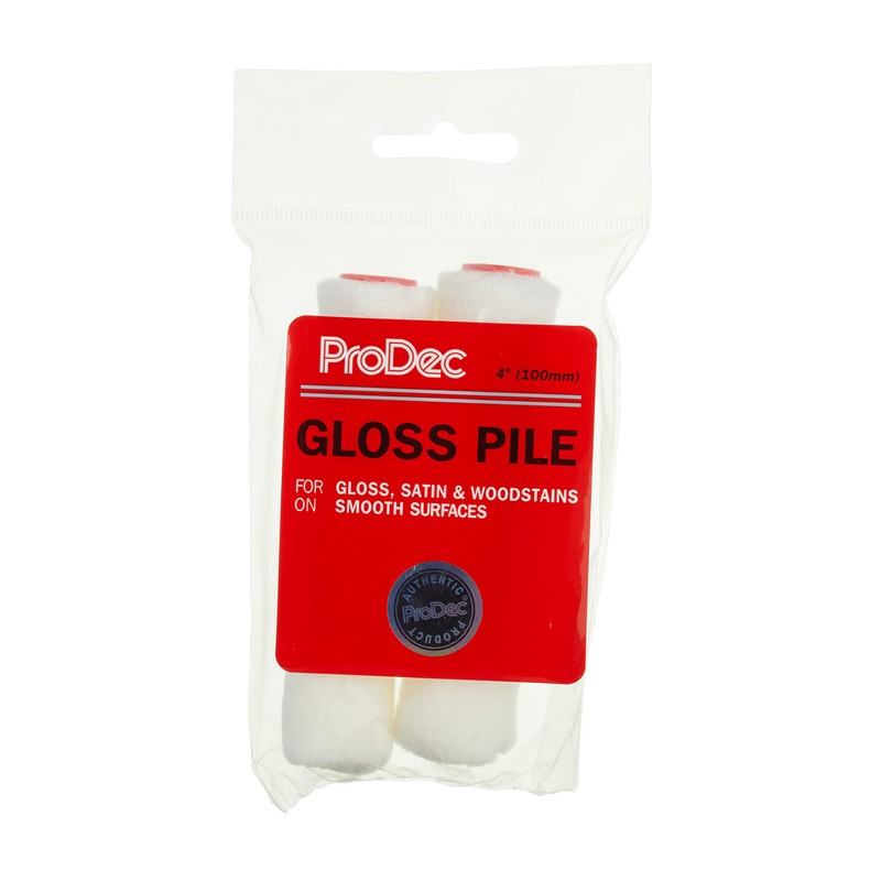 ProDec 2 pack 4" Gloss Pile Mohair Mini Paint Rollers