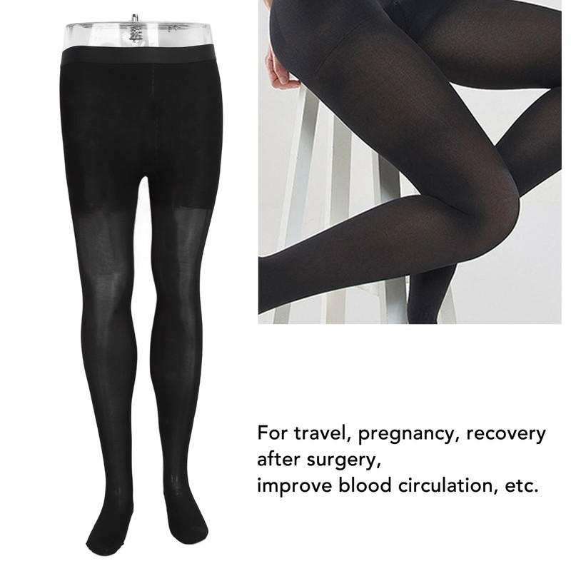 Compression Elastic Pantyhose Relieve Soreness 15 to 20mmHg Thin Comfortable