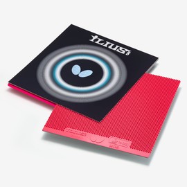 Butterfly 00430 U U S Table Tennis Rubber, Ilius B, Cutman, Height Tub Change, Red (006), US