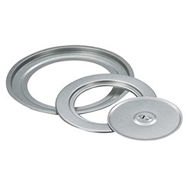 Sanka OS-0658 38 Type Pot Holder, Set of 3, Silver