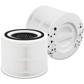 240 Filter Replacement Compatible with PuroAir 240 Air Cleaner Puri-fier, 3-in-1 HP-14 Filter Replacement with Activated Carbon Filter, 2 Pack