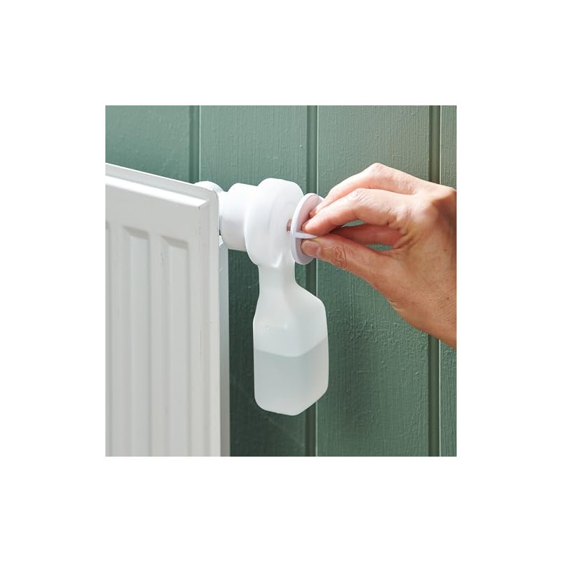 Radiator Bleeder Tool with Integrated Reservoir & Valve Key -