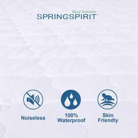 Mattress Protector Waterproof Full XL Size, Breathable & Noiseless Full XL Mattress Pad Cover Quilted Fitted with Deep Pocket up to 14" Depth (54"x 80")