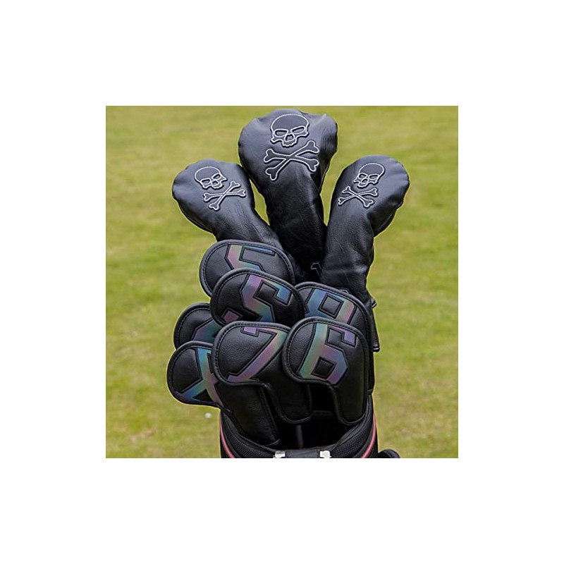 10pcs Number Synthetic Leather Golf Iron Covers Head Covers Club