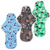 Hannahpad hannah:PAD Reusable Organic Cotton Cloth Pad - Large/Overnight (Random Pattern Selection)