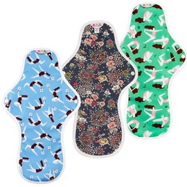 Hannahpad hannah:PAD Reusable Organic Cotton Cloth Pad - Large/Overnight (Random Pattern Selection)