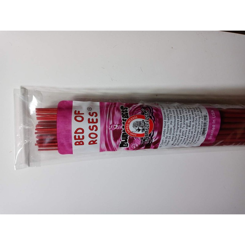 Blunteffects Bed of Roses 19 Inch Jumbo Incense Sticks -