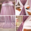AIKASY Girls and Adults Canopy Bed, Elegant Double-Layer Bed Curtain,