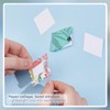 GOMAKERER Approx. 200 Pieces Rhombus English Paper Piecing EPP Set