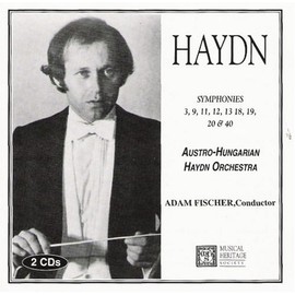 Haydn Symphonies 3, 9, 11, 12, 13, 18, 19, 20 & 40 (UK Import)