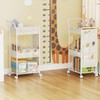 BBLIKE 3-Tier Diaper Caddy Organizer - Rolling Utility Baby Cart