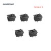 Ghsretore 5Pcs Snap-in SPST Rocker Switch Toggle Power ON-Off Switch