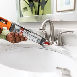 Sashco Lexel Flexible Caulk - Clear (10.5-Ounce Cartridge, Pack of 12)