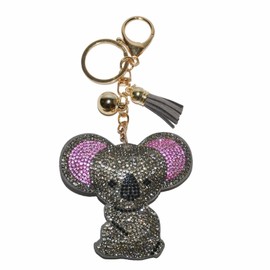 Popfizzy Koala Keychain Bling Backpack Charm Rhinestone Koala Bear Purse Charms