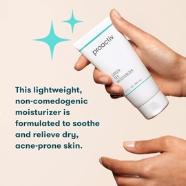 Proactiv Hidratante de té verde y ácido hiularónico para piel seca, hidratante facial para piel grasa, piel seca y piel propensa al acné – 3 onzas