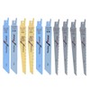 10Pcs Reciprocating Saw Blades High Carbon Steel Bimetal Sabre Saws