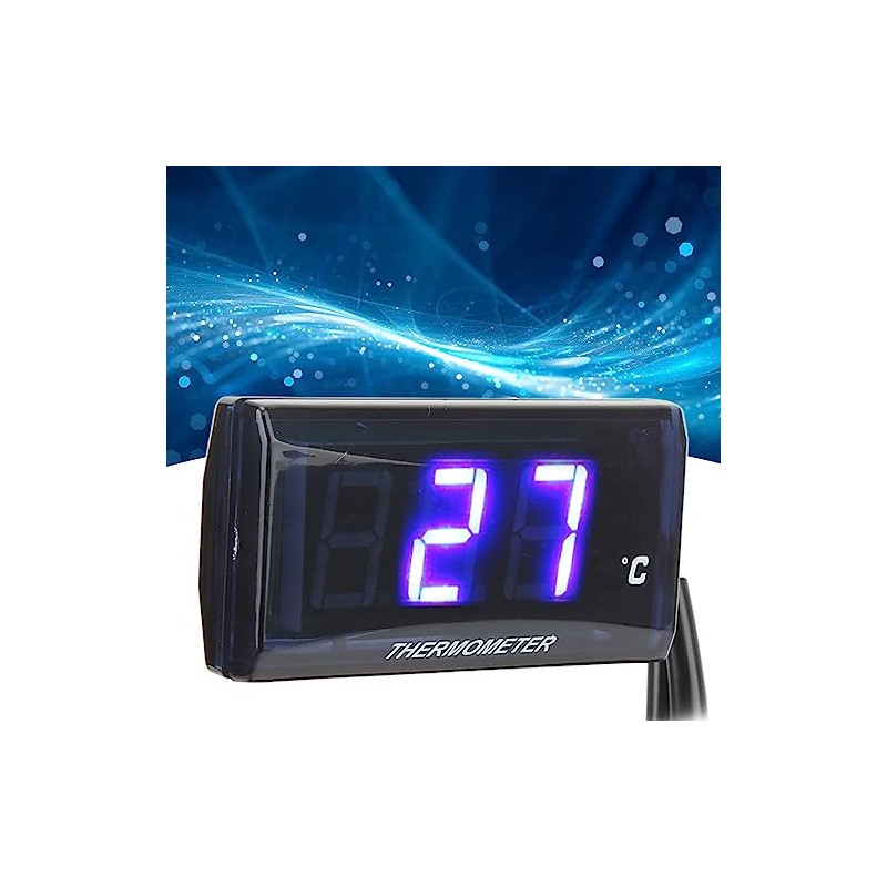 Motorcycle Water Thermometer, Digital Temperature Meter, Thin M10 Sensor Thread,