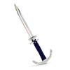 NKlaus 21 cm Letter Opener Anchor Nickel-Plated Brass with Blue