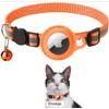 Generic Cat Collar with AirTag Holder and Bell, Adjustable for