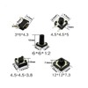 DaFuRui 250pcs 25 Values Tactile Push Button Switch SMD Micro