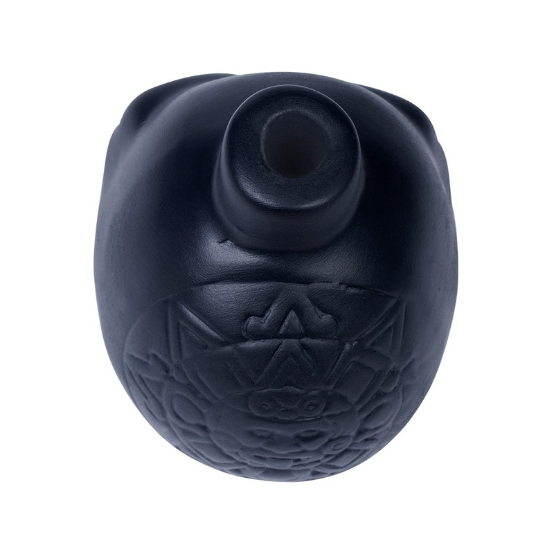 Deekec Screaming Aztec Death Whistle - Skull Black, Great for