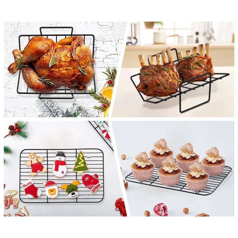 TeamFar Roasting Pan, 14” Nonstick Deep Lasagna Brownie Turkey Pan